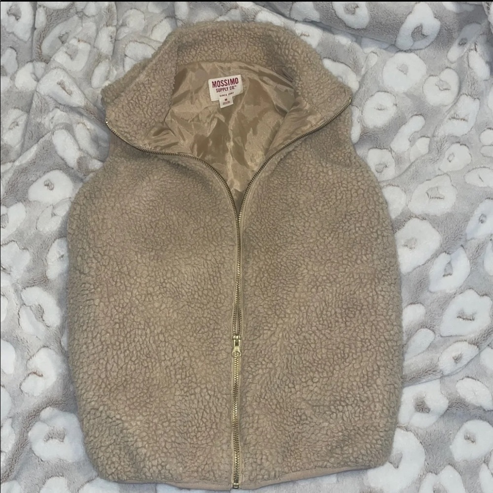 Faux fur vest